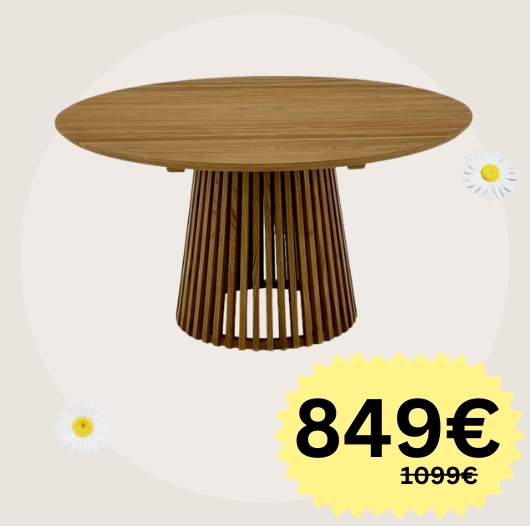 Round Dining Table | Indoor Use | Scandinavian Design | Modern Home Decor | Stylish and Functional